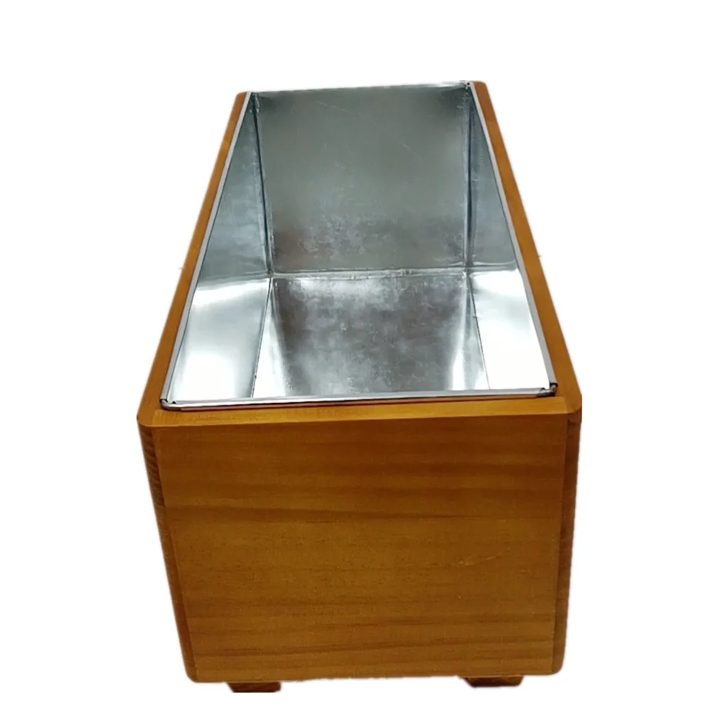 wood ice cooler crate box