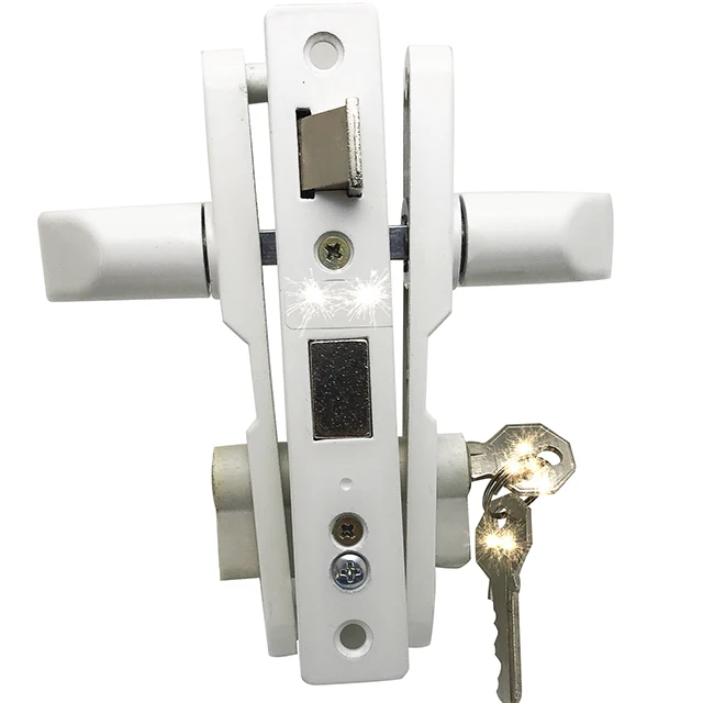 Mexico ALUMINUM door locks set handle Aluminum door lock set and handle with oval cylinder