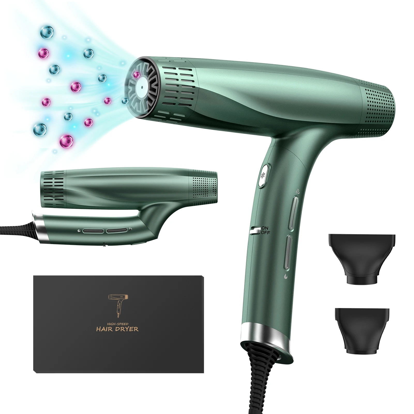 Best Quality Hair Dryer Professional Salon  Hair Blow Dryer 1800W With Powerful AC Motor Customized LOGO