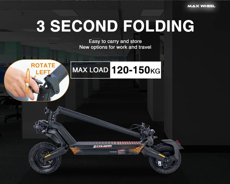 10 Inch Folding High-Speed Off-Road  Adult E-scooter Upgrade Waterproof 48V 800W 45km/h electric motorcycles