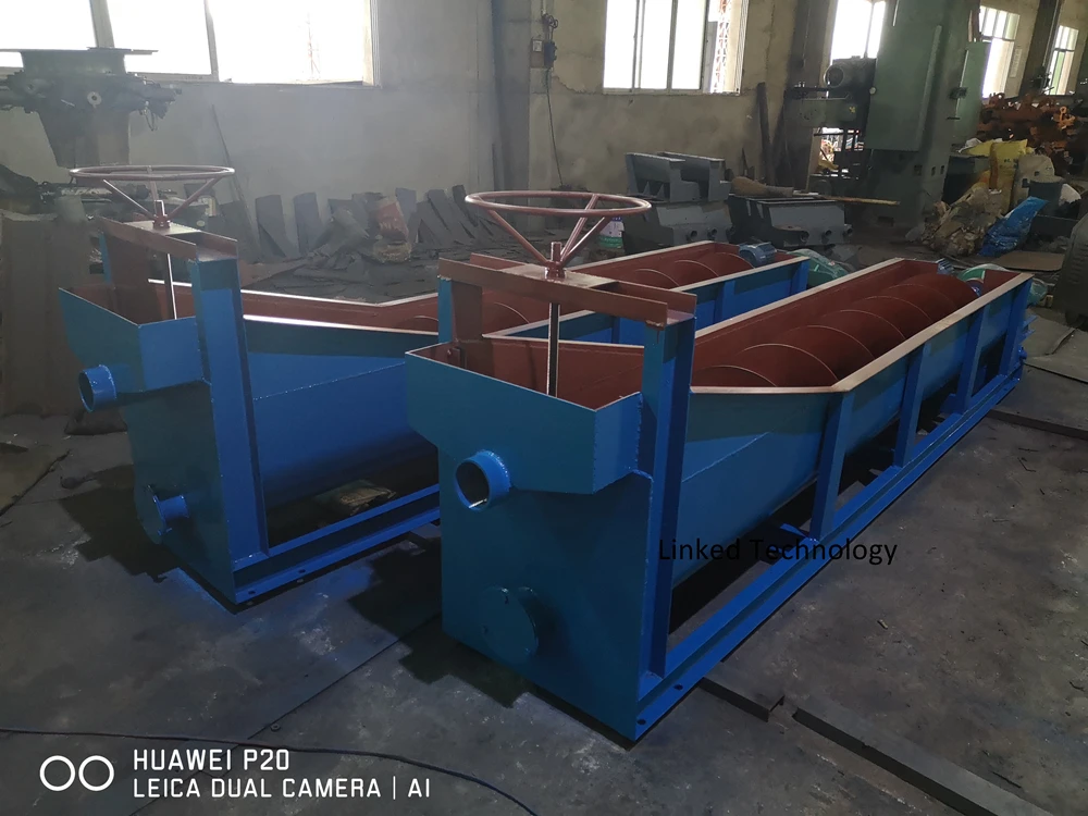 Заводская цена миниатюрная спиральная Песочная стиральная машина для строительных материалов