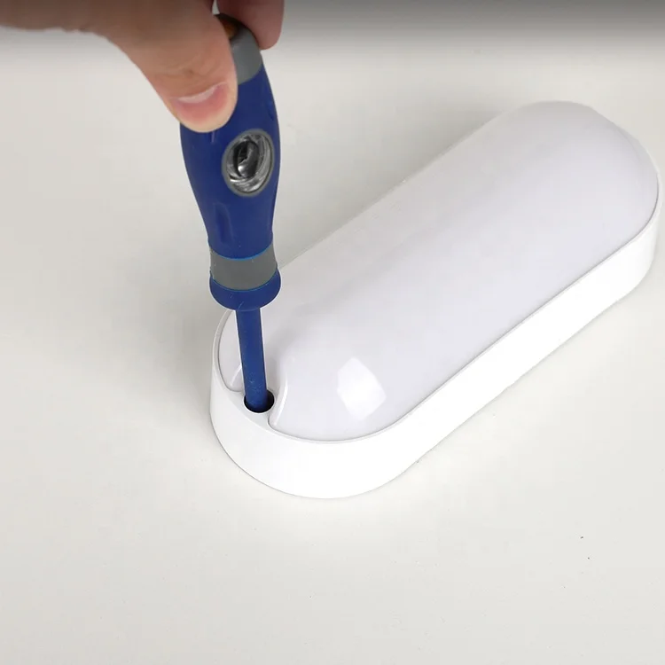 LED Round Ellipse Room Plastic Waterproof Dust-proof Anti -mosquito Oval Outdoor Wall Lamps LED Ceiling Bulkhead Light