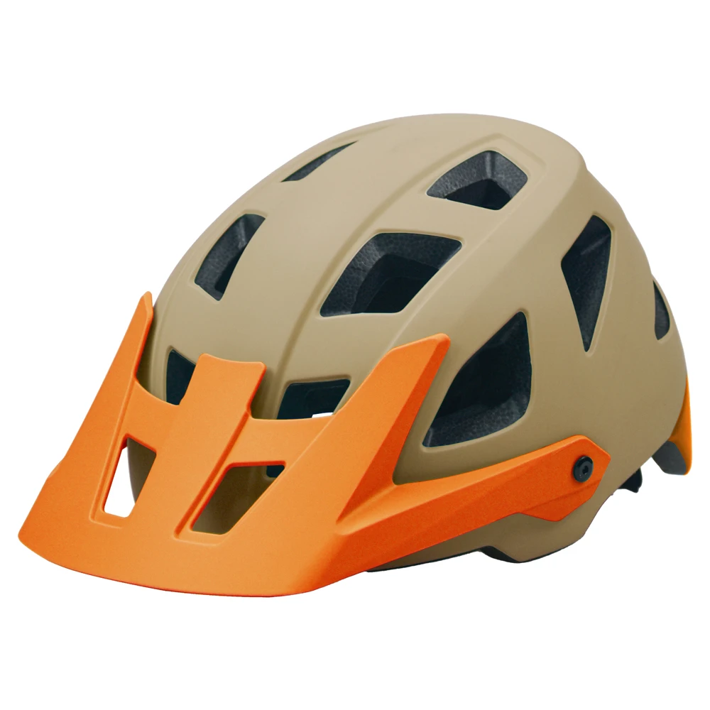 Mountain Bike Helmet Manufacturer Youth Mtb Road bike helmet with rear light and Removable Sun Visor MTB Cycling Helmet adult
