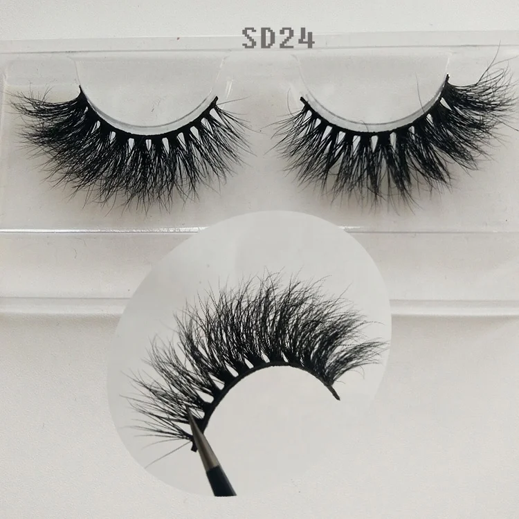 Short Long 10mm to 15mm Mink Fur Lashes Wispy Fluffy 3D 7D False Eyelashes Private Label Wholesale 3D Mink Eyelashes Vendor