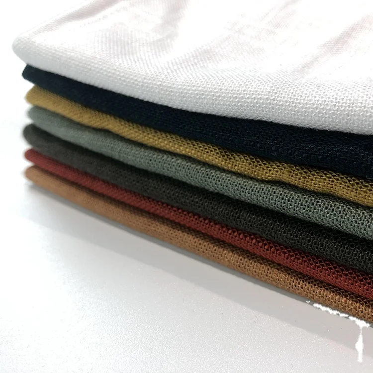 China Suppliers Linen Rayon Blend Fabric Linen Fabric For Garment