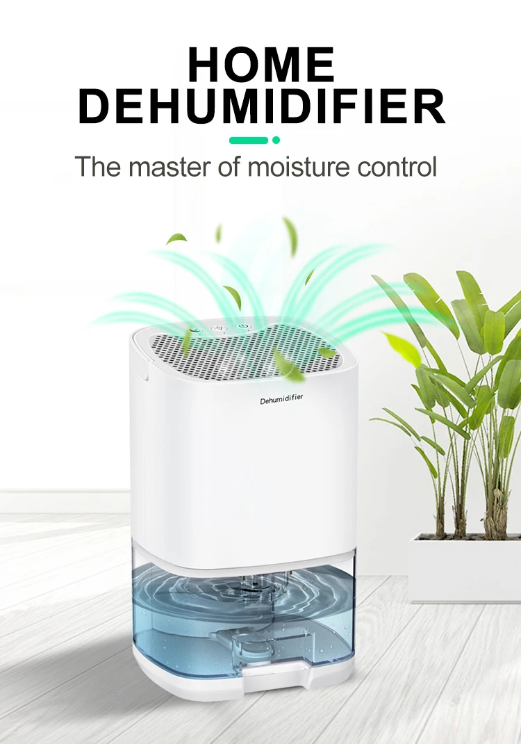 Оптовая продажа, 800 мл, бытовой портативный бесшумный очиститель воздуха для спальни, маленький влагостойкий осушитель с подсветкой RGD