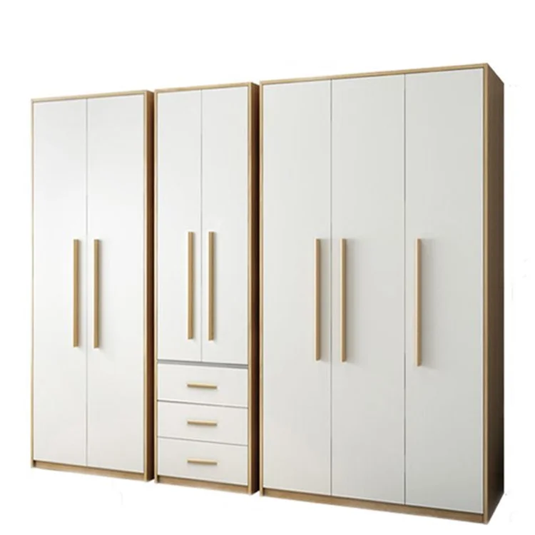 Custom Portable Cabinets Set Bedroom Furniture Solid Wood Bedroom Closet Wardrobe