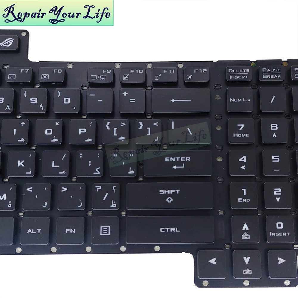 Клавиатура с RGB-подсветкой для Asus ROG G703VI G703 G703GI G703GS 0KN1-2L2AR21 0KNR0-E610AR00 AR игровая клавиатура ярким светом