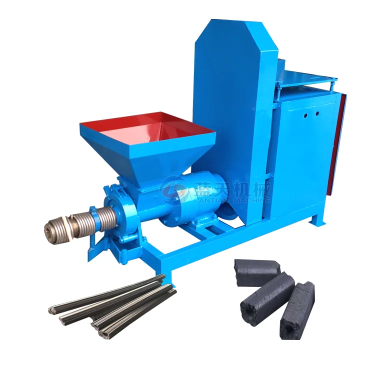 
Wood sawdust charcoal briquette making compress machine 