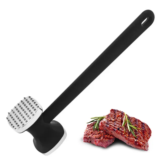 New creative Meat hammer handheld steak hammer two side Funny kitchen gadgets stainless steel Meat tenderizer tool for beef