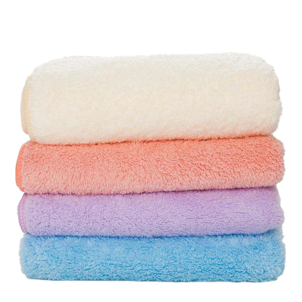 wholesale microfiber hair towel fast drying terry facial towel  hand body wrap spa towel bath baby