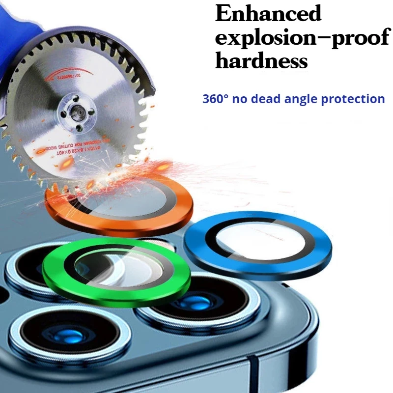 Wholesale Cell Phone Camera Lens Tempered-glass Screen Protectors For iphone 14 max Luminous Protector