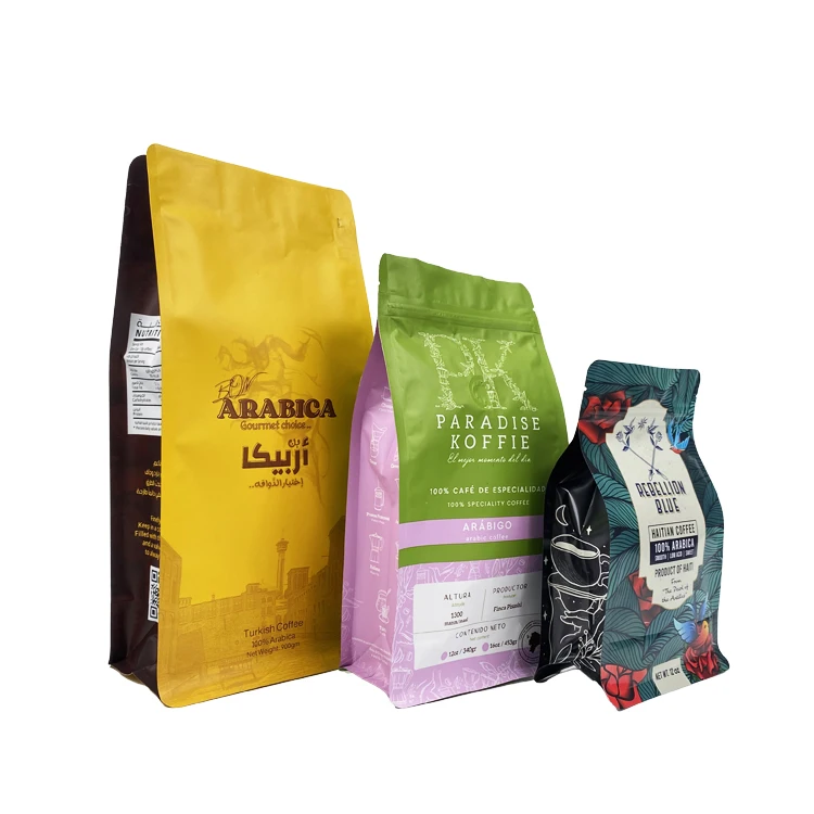 5kg 1kg 10kg custom packaging 1 kg big aluminum foil packing coffee bean bag