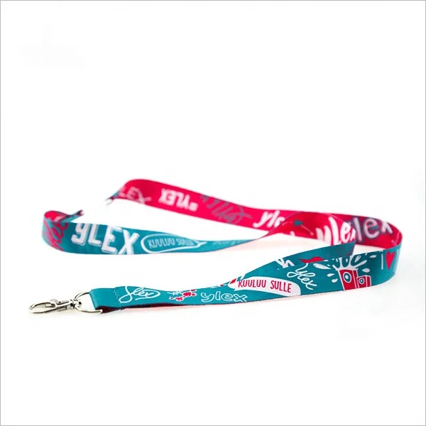 Free Sample Customized Label Logo Golden Metallic Thread Breakaway Woven Neck Lanyard with ID Holder