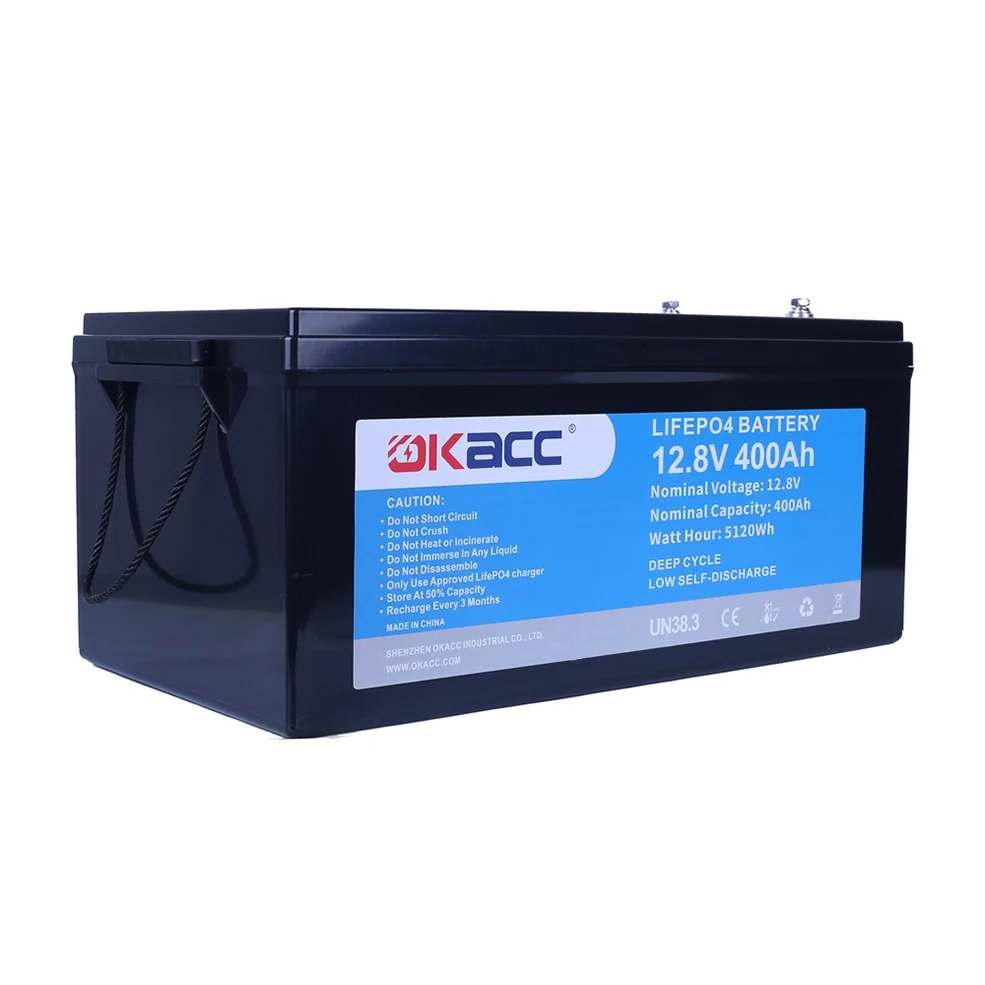 Global Hot Selling Bms Built-In Lipo 12V Battery Bank Lifepo 4 400Ah