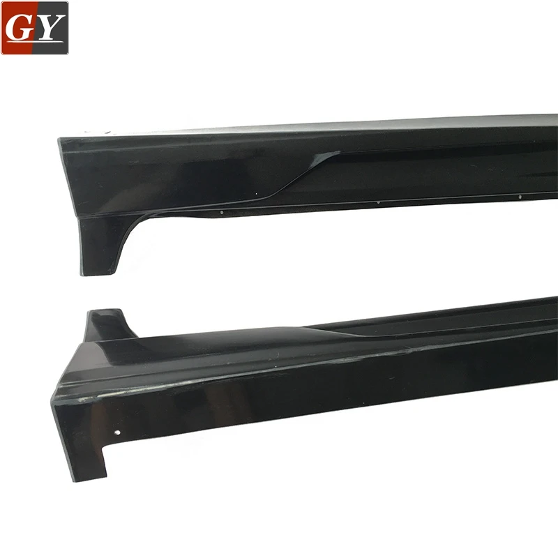 FIBERGLASS VRS ULTIMATE 16VER STYLE SIDE SKIRTS W. AIR SHROUD FOR SUBARU 07-14 GR# GV# (GRB GVB) WRX STI