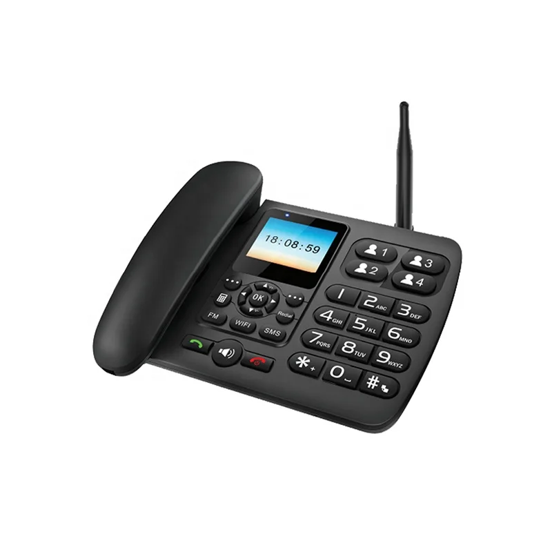FDD TDD WCDMA GSM Cordless Desktop Telephone Wifi Handset Desk Phone Fixed Wireless Phone