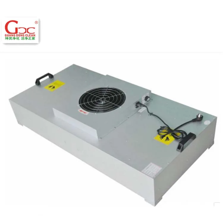 Cleanroom Ceiling Terminal HEPA Filter Box Units With DOP Port