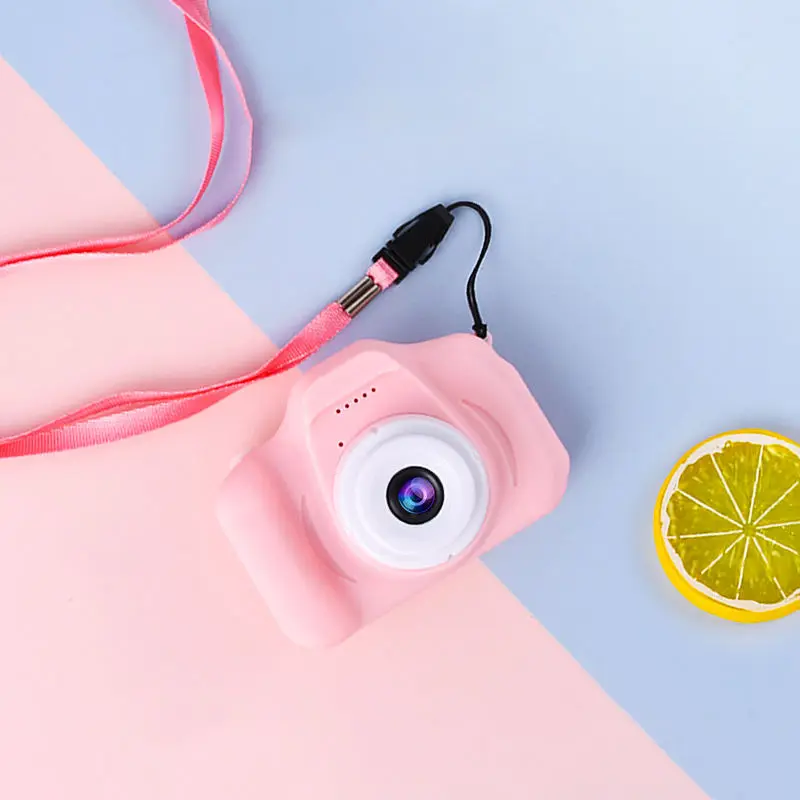 Cute Cartoon Kids 2.0 Inch Instant Digital Camera With Built-in Games Fun Christmas Educational Toy for Children