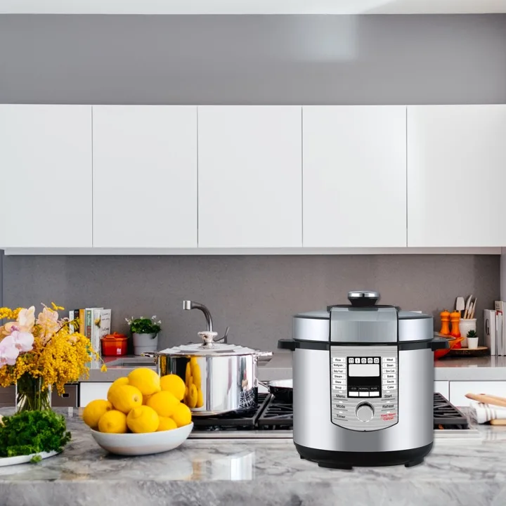 5L 2020 National Quality  CB CE GCC Multi Cooker Non Stick Coating Inner Pot Electric Pressure Cooker Insta Pot