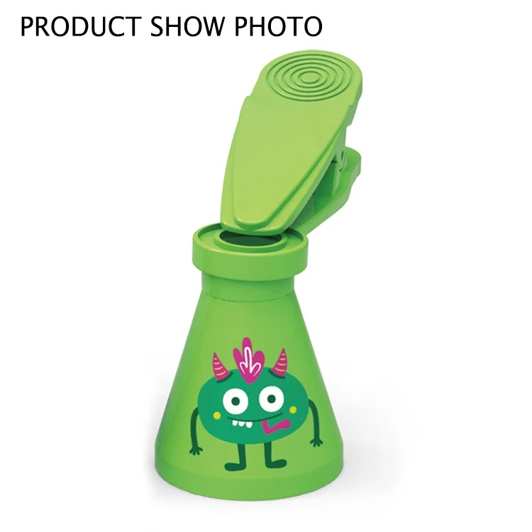 Пластиковый Забавный призматический калейдоскоп, зажим для мобильного телефона, калейдоскоп, игрушка для детей