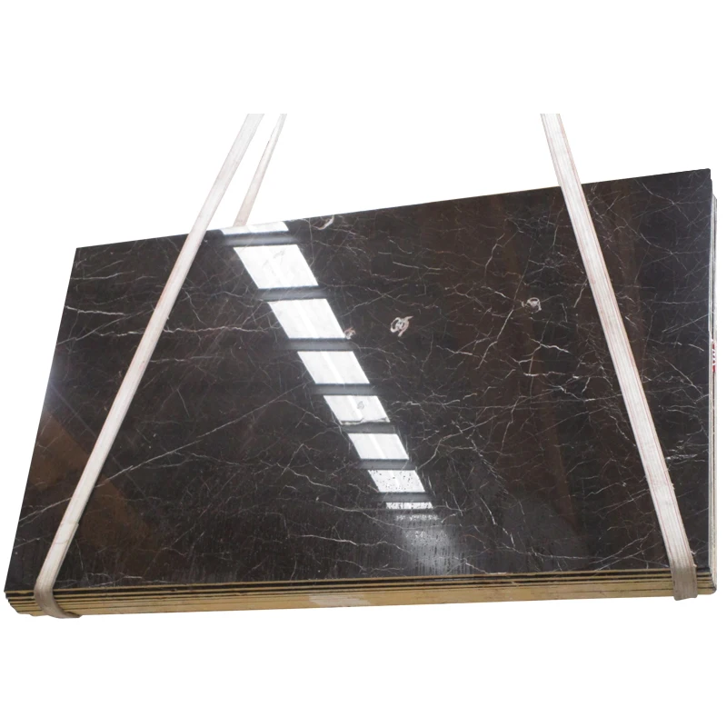 Wholesale 2cm Marble Polished St.Laurent Brown Marble Stone Tile Slabs Floor