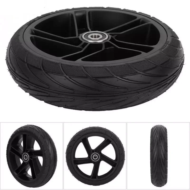 8 Inch 200x50 Rear Wheel With Tire Assembly For Ninebot Es1 Es2 Es4 Electric Scooter Replacement Tyre Parts Rear Wheel