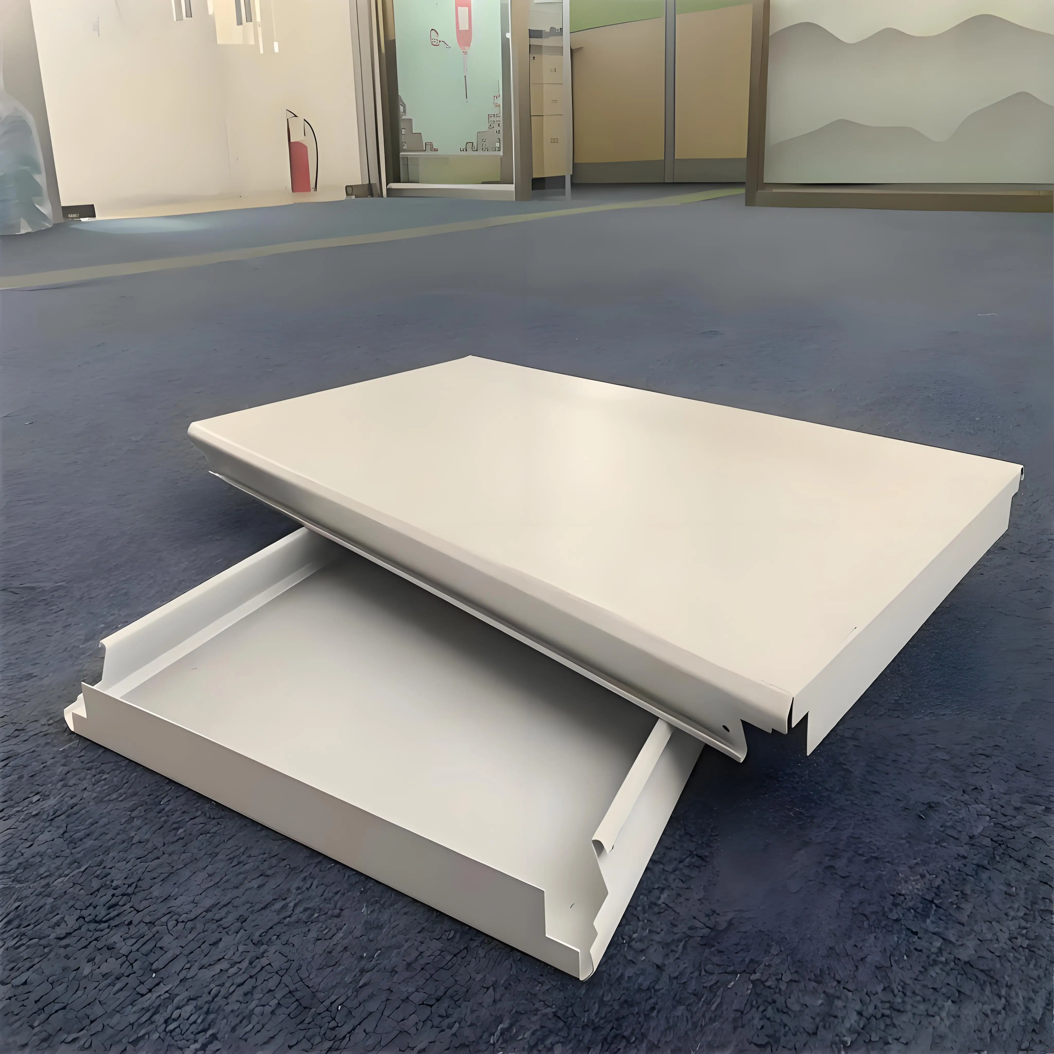 Gas Station Fireproof Board Building Strip boards Aluminum Sheet Metal Siding Panel Wall Aluminium Composite Panel Supplier