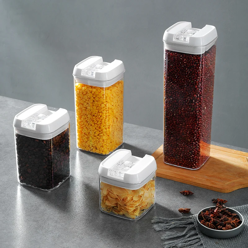 Good Quality Food Storage Containers Collapsible Box Customized Eco-Friendly Airtight Plastic Dry Storage Container for Food
