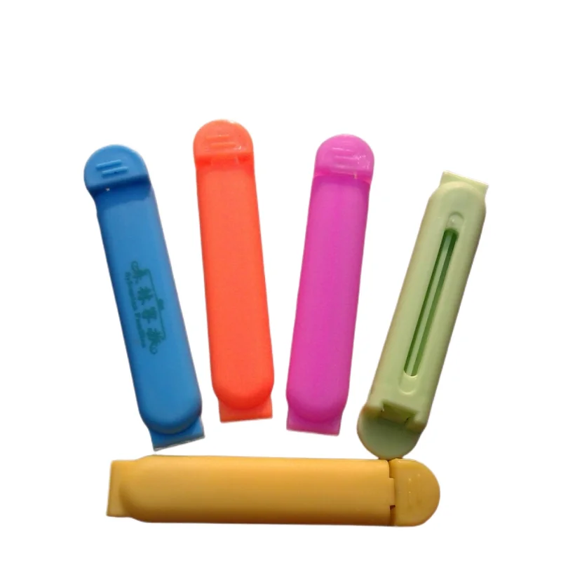 Plastic Chip Clips for Food Packages, Curved Design Sealing Bag Clips for Food