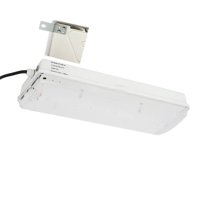 5W IP65 LED Bulkhead Emergency Light With EXIT Sign And Built-in 3-hour Battery Backup