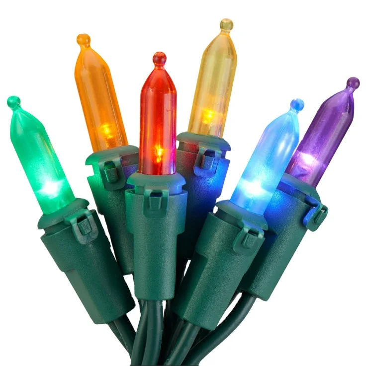 UL Multi  T5 LED Faceted Christmas Mini Light tree String lights