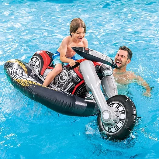 INTEX 57534 Swimming pool CRUISER MOTORBIKE RIDE-ON Inflatable floating row