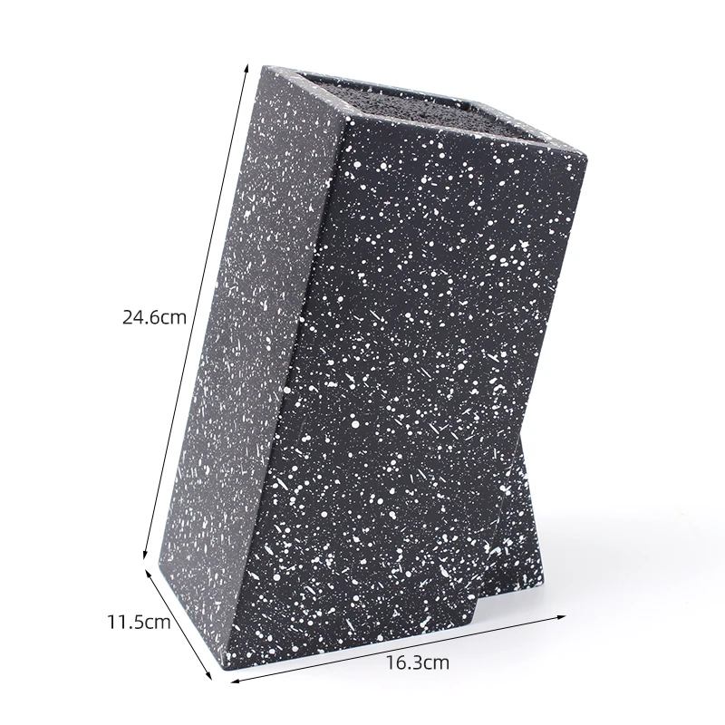 high quality wood universal knife block gray magnetic knife block without knives