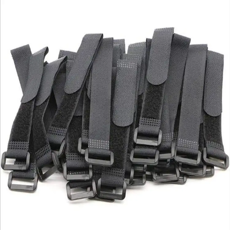 Top Quality Self Locking Flexible Fabric Wire Management Luggage Hook And Loop Buckle Cable Tie  velcroes strap