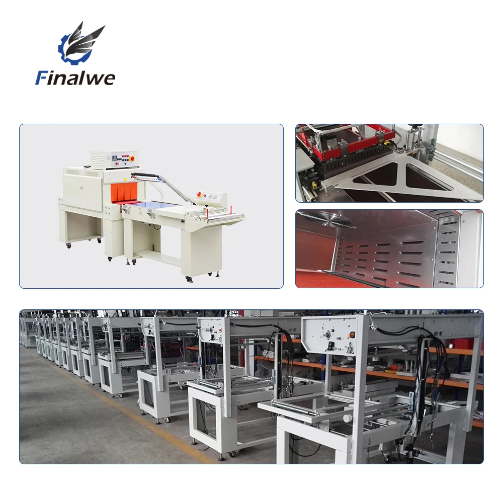 Soap Shrink Wrapping Machine For Water Bottles Automatic Shrink Wrap Machine For Small Box Sleeving Shrink Tunnel