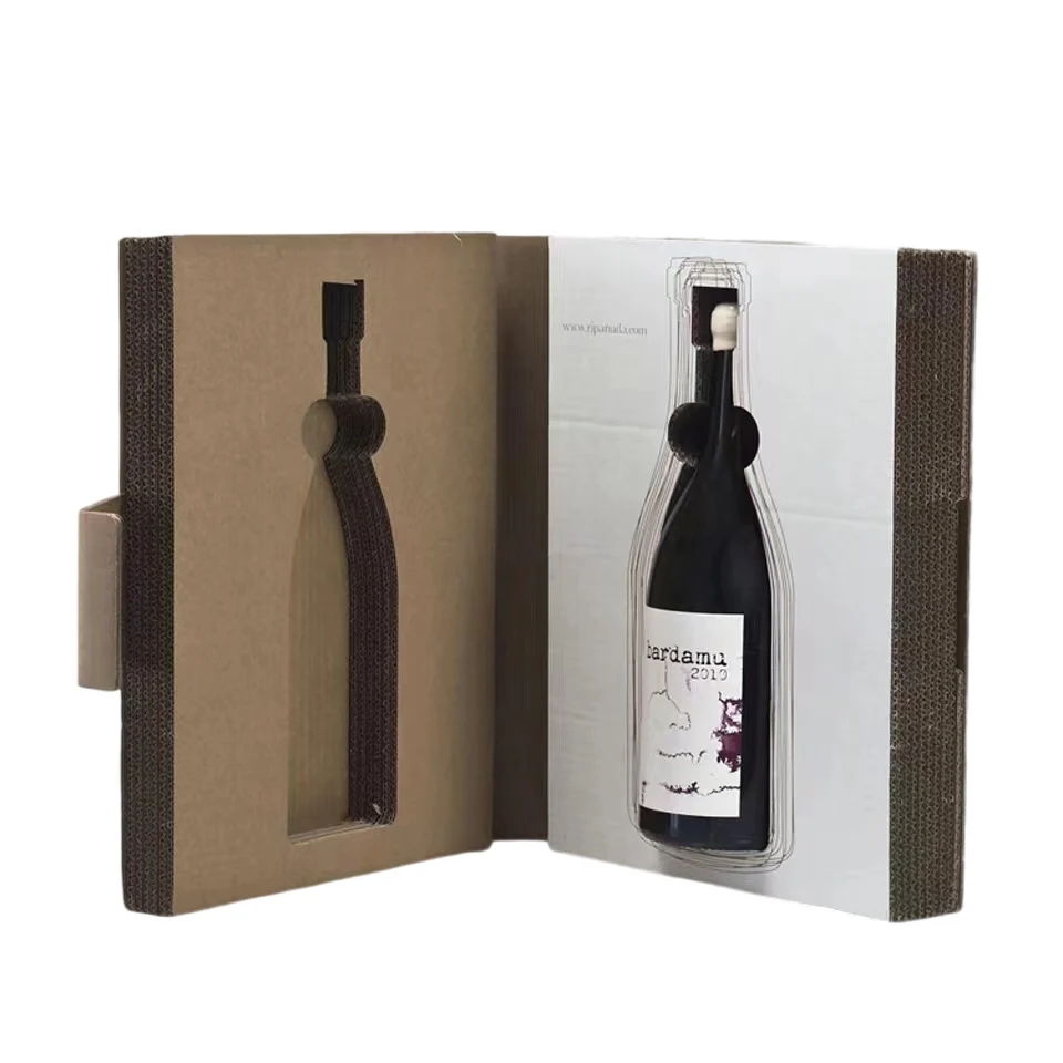 Wine Packaging Box 100% Eco-friendly New Design Alcohol Gift Boxes Packaging Liquor Bottle