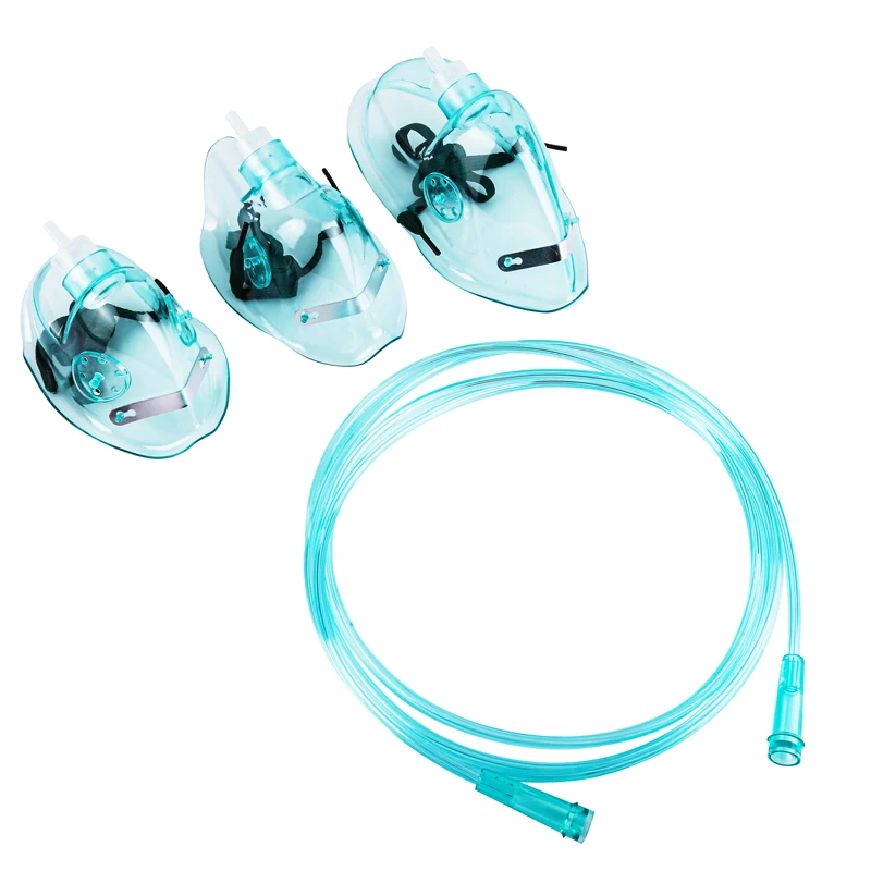 Single-Use Adult PVC Respiratory Mask Custom Medical Face Oxygen Mask Approved Class II 30g EOS Disinfecting Type