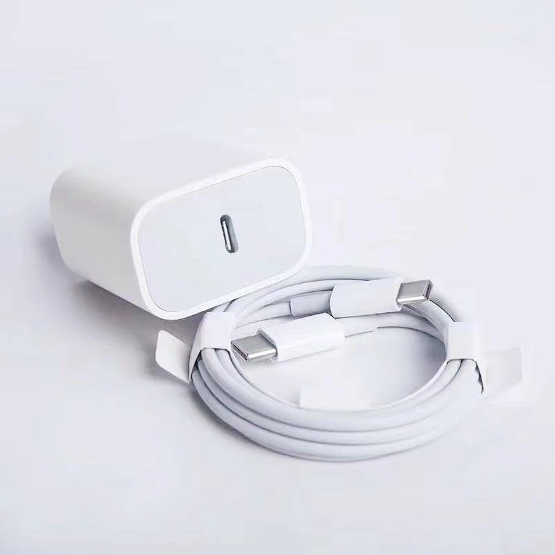 For iPhone13 Original Adapter PD 20W Charger USB-C Fast Charger EU US Plug 18W Wall Charger cable For IPhone 13 12