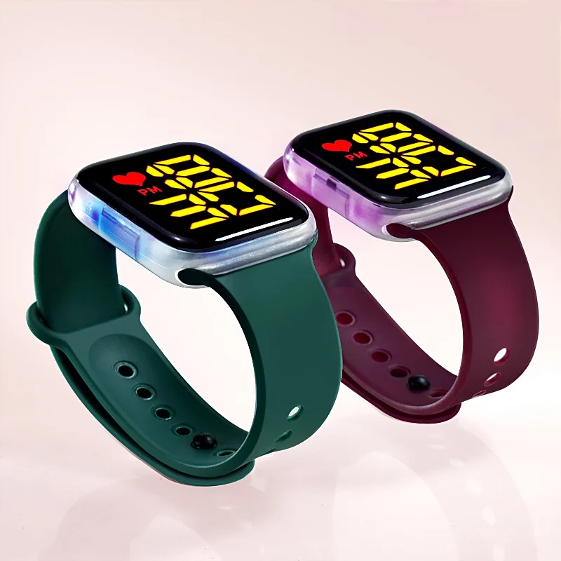 Fashion Men LED Digital Wrist Watches for Men Women Sports Army black Silicone Watch Electronic Clock Hodinky Reloj Hombre