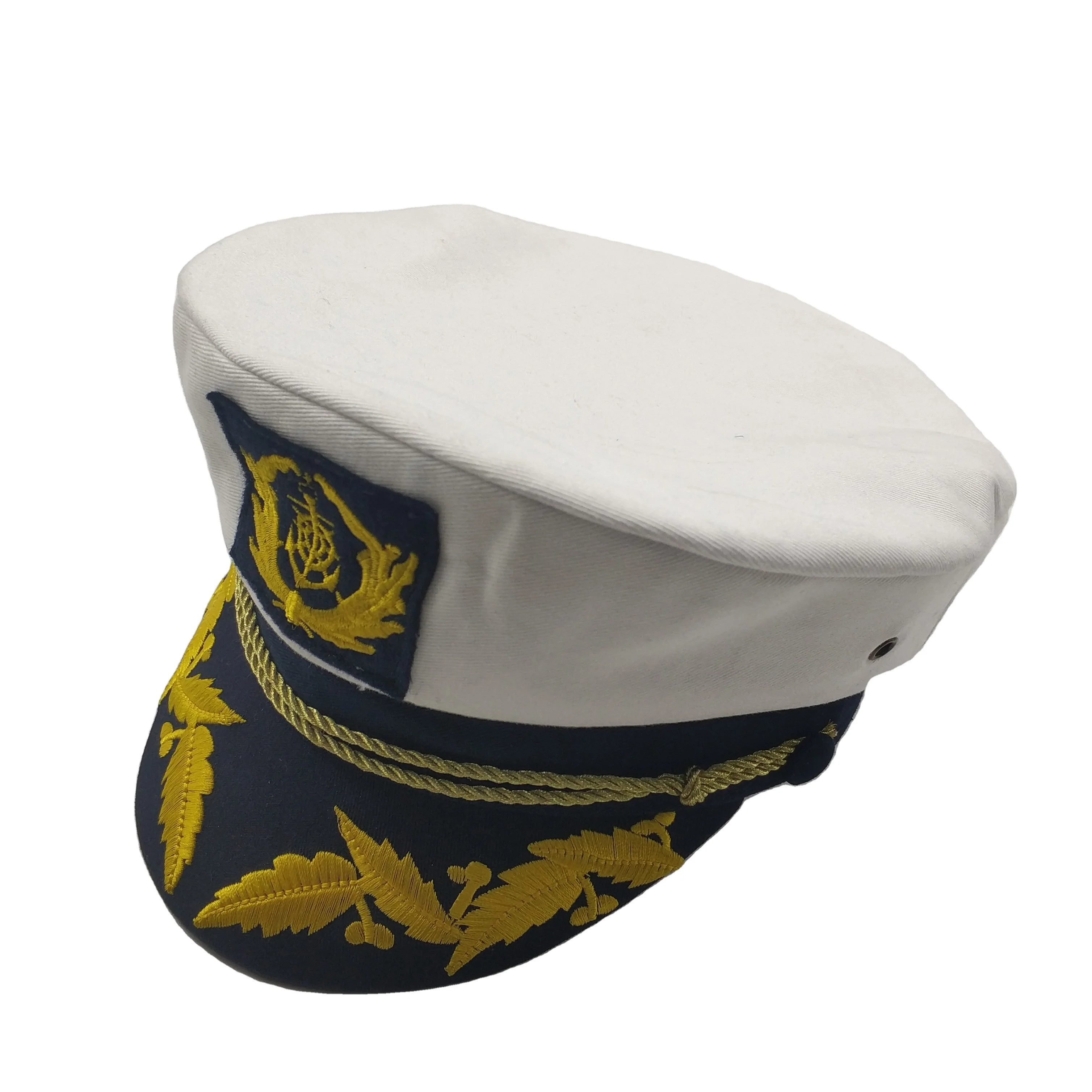 White Navy Marine Yacht Boat Ship Hat Sailor Navy Captain  Hats
