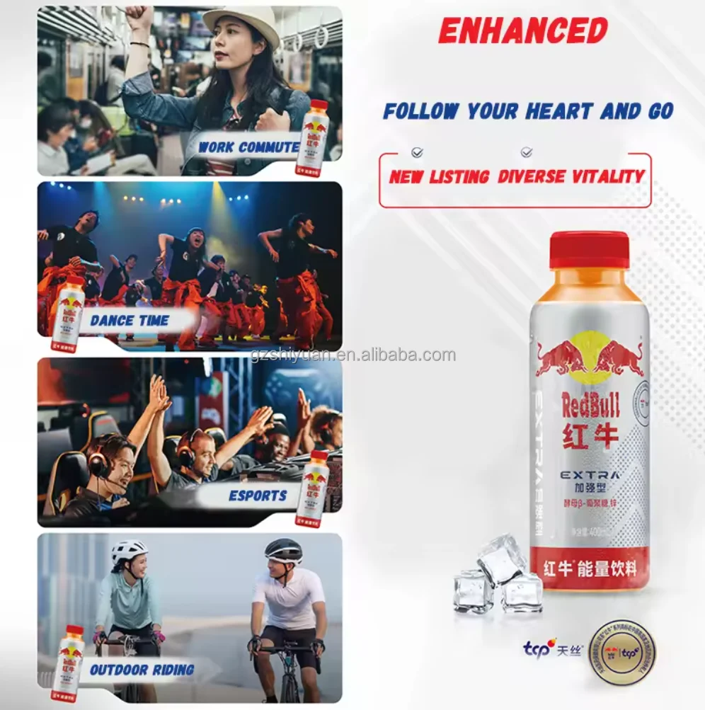 Limited Time Supply of High Quality 400ml Red Bulls Extra Energy Drinks Exotic Drinks with Taurine and Caffeine