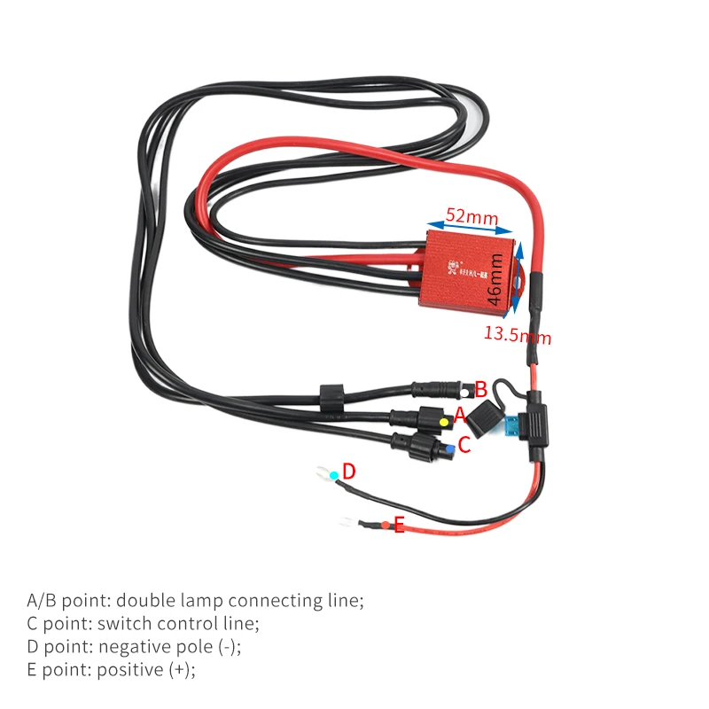 Лидер продаж, светодиодная передняя фара для мотоцикла, 6000 лм, прожектор для мотоцикла T30, противотуманный мини-фонарь для вождения