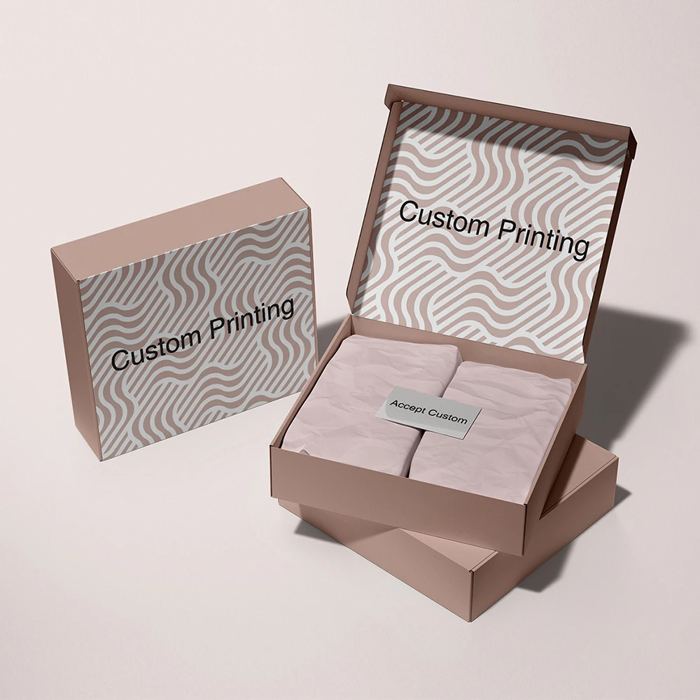 Recyclable Eco-Friendly High Quality Custom Design Corrugated Postal Express Clothing Shoe Mailing Packaging Paper Box