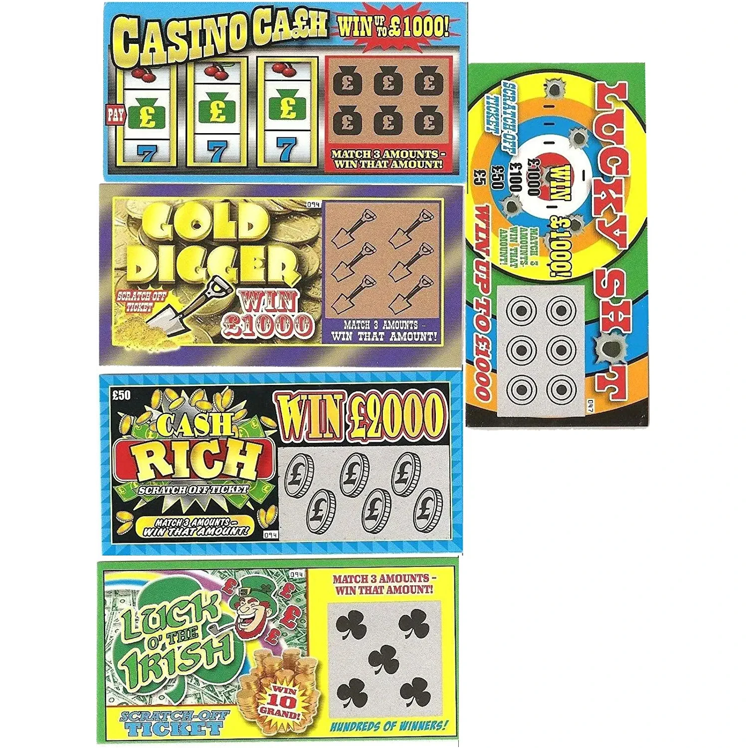 Nicro Custom Realist Lottery Scratch Tickets Bingo Game Cards Mischief Games Customized Playing Cards OEM Party Card Game