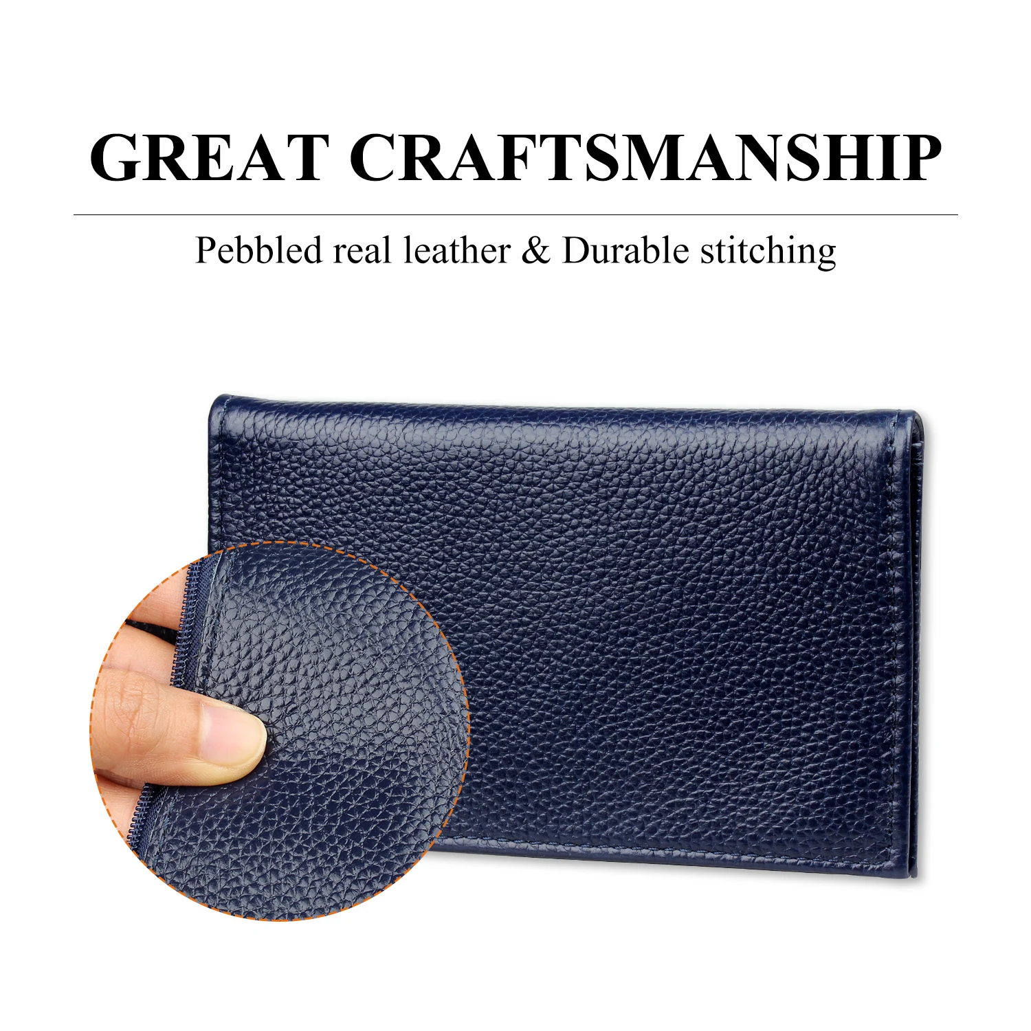 Custom Genuine Leather Tobacco Pouch Bag for Tobacco Rolling Paper