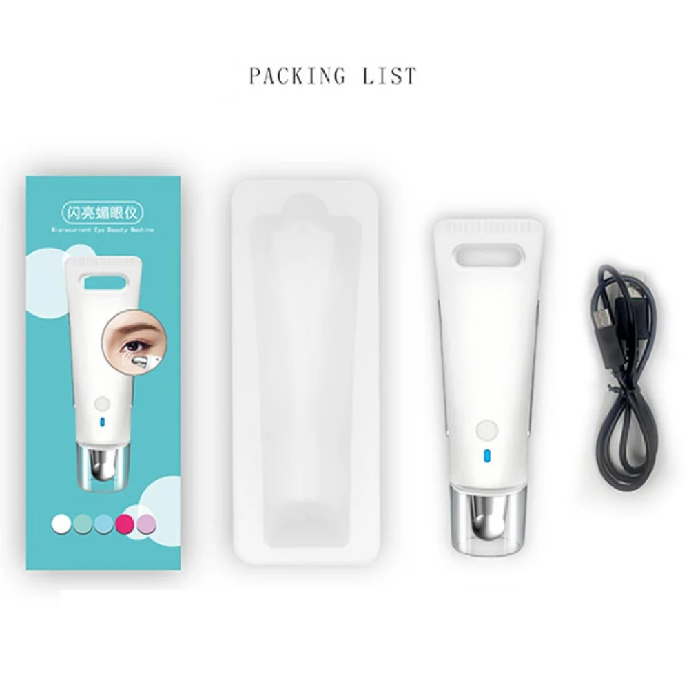 
Factory wholesales eye roller massager beauty equipment machine biological micro-electric under eye massager 