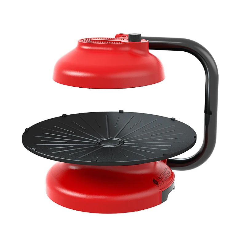 Large Indoor Fast Heat Up Auto Round Nonstick Grill Barbecue Infrared roaster Indoor Smokeless Electric Grill