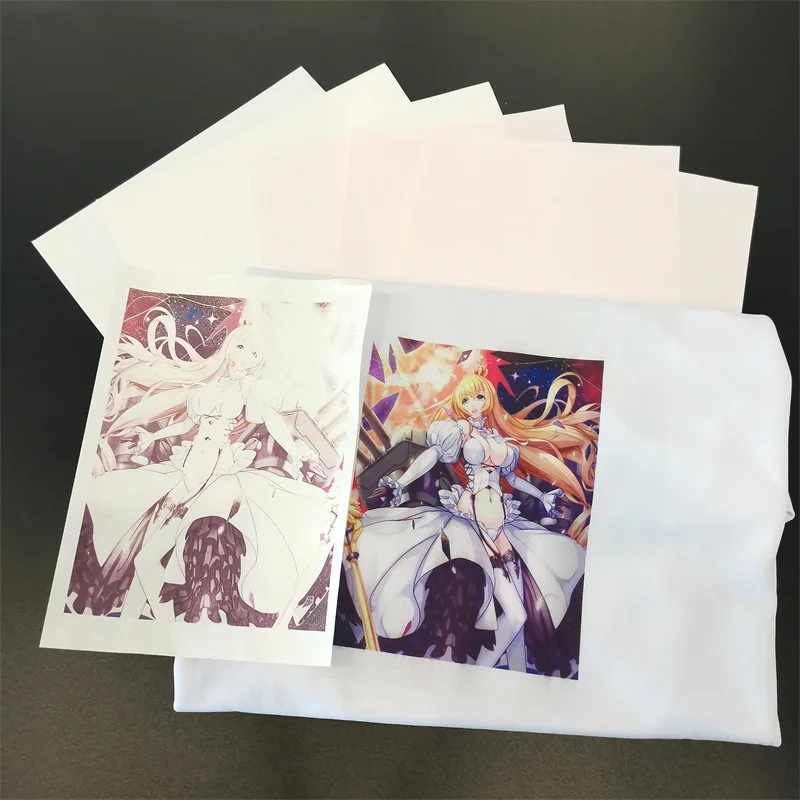 Factory direct sale a4 sublimation paper sheets size for garment