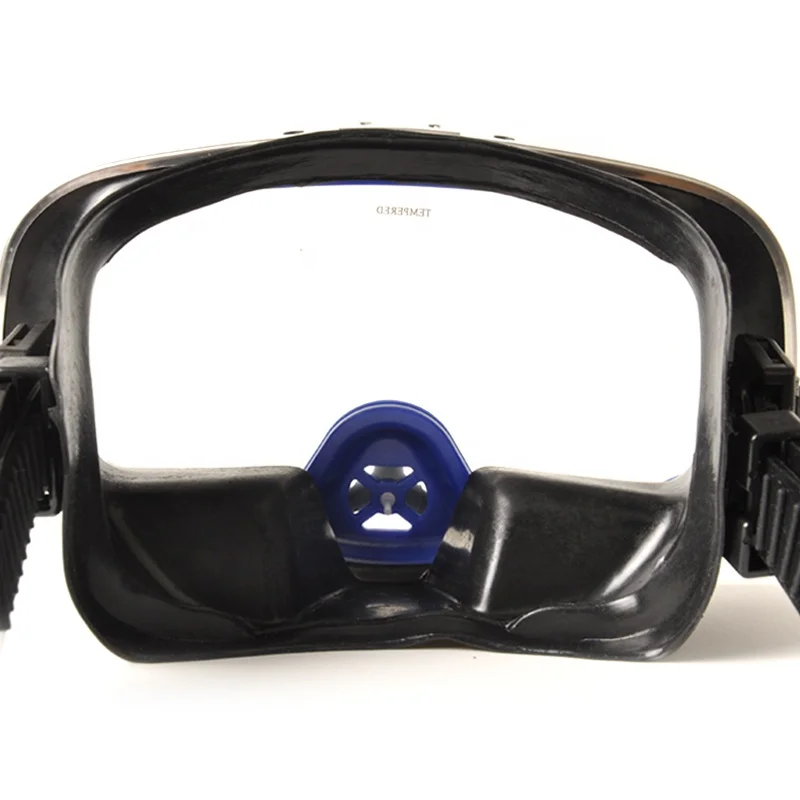 Nose valve diving mask with big frame diving mask for adult